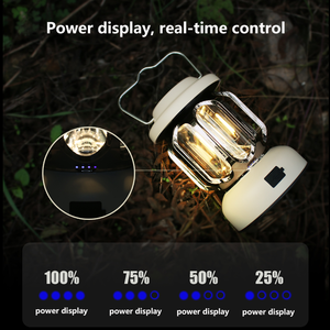 Nuevas luces de camping retro para exteriores, luces portátiles para exteriores, luces de camping regulables, luces de ambiente, muy vendidas. - Product Image 4