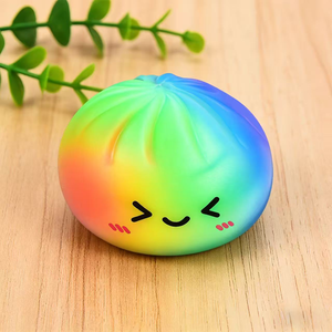 Juguete Blandito Personalizado Char Siu Bao con PU de Rebote Lento, Lindo Aliviador de Estrés con Temática de Comida para Adultos y Adolescentes, Diseño Suave y Agradable para Abrazar - Product Image 1