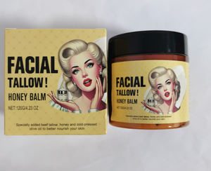 Kore OEM özel etiket organik cilt bakım ürünleri sığır Tallow krem nemlendirici şanti hindistan cevizi yağı yüz Tallow bal balsamı - Product Image 4