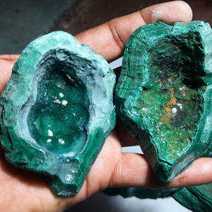 Wholesale Natural Rough Malachite <b>Crystal</b> Raw Stone Collection Display Decorative Gift for Home Decor - Product Image 3