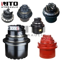 RITO TM07 Motor de Traslación Hidráulico para Excavadora, Caja de Transmisión Final, Unidad de Reducción de Traslación, Conjunto de Accionamiento de Oruga, Motor Hidráulico de Traslación