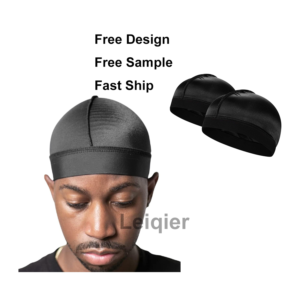 Шелковистая уличная шляпа Durag Pirate с логотипом на заказ, атласный длинный хвост, Плетеный уличный удобный эластичный головной платок