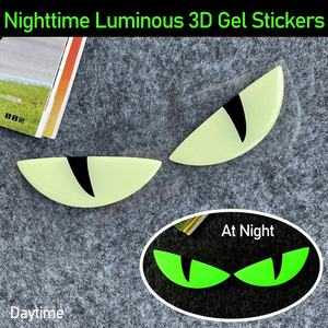 Pegatinas de Gel 3D luminosas para la noche, ojos del diablo, decoración para motocicleta, Scooter, cuerpo, parabrisas, calcomanía, accesorios para R1200GS <span class=keywords><strong>XT660X</strong></span> - Product Image 2