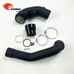 铝制涡轮增压管适用于宝马 G20 B58 Gen2 3.0T 和丰田 A90 Supra B58 发动机升级冷空气进气增压管 - Product Image 6