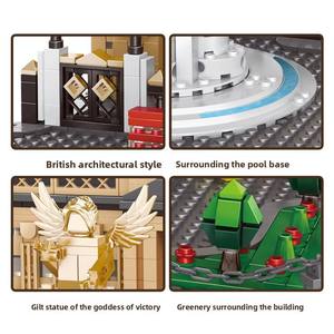 Bloques de Construcción AL-649199854485 Palacio de Buckingham Londres Reino Unido Juguete de Ensamblaje para Niños Modelo de Bloques de Plástico - Product Image 4