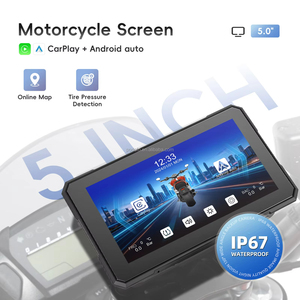 Reproductor Inteligente Inalámbrico para Motocicleta Podofo de 5 Pulgadas, Compatible con Android Auto, TPMS, Resistente al Agua IP67, Fabricante Líder - Product Image 4