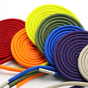 Biểu Tượng Tùy Chỉnh Áo Dây Kéo Dây 5Mm Macrame Dây Cotton Polyester Với Tráng Kết Thúc Cho Túi Xách Hàng May Mặc Giày - Product Image 3