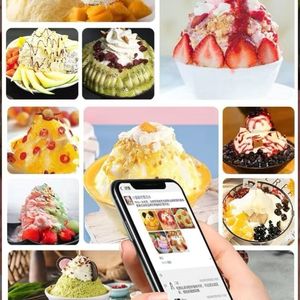 آلة صنع الثلج المنزلية الصغيرة متعددة الوظائف منخفضة الطاقة 180 واط، آلة ثلج محمولة تنتج الثلج على شكل ندف الثلج في 3 دقائق - Product Image 6