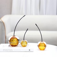 Boule de cristal artisanale de style nordique Evelyn, ornements sphériques de luxe, décoration de table de mariage minimaliste moderne, photographie créative