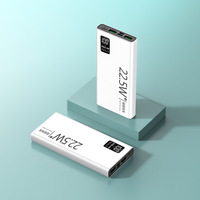 Batterie externe portable ultra-fine avec logo personnalisé, chargeur rapide 10000 mAh, Power Bank 10000 mAh 30000 mAh