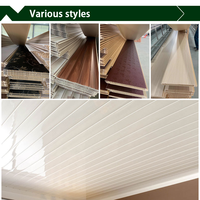 Plafonds en PVC modernes de haute qualité, imperméables, imitation bois blanc, grille de plafond ignifuge, pour appartements et intérieurs résidentiels