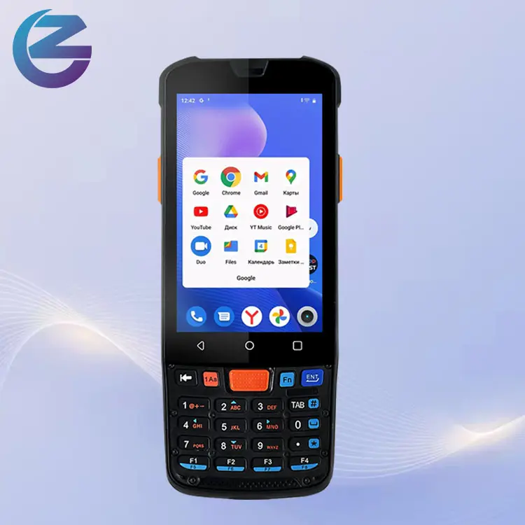 ZCS Z82 klavye 4G GPS Wifi NFC RFID 1D 2D barkod tarayıcı büyük pil akıllı Android pda'lar