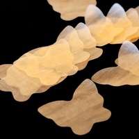 Canon à confettis jetable écologique Goutte d'eau Forme de cœur Papillon Biodégradable Papier de riz