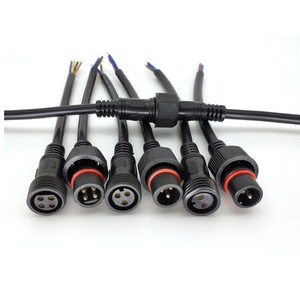 2-5 Core extérieur <span class=keywords><strong>solaire</strong></span> réverbère câble d'alimentation IP68 PVC étanche mâle 8pin <span class=keywords><strong>bornes</strong></span> à Angle droit 4pin grande prise nominale 10A - Product Image 1