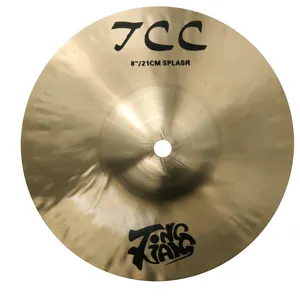 Brilliant cymbals TCC manual 8 inch crash cymbals for drums