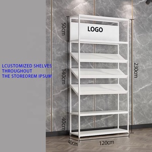 Biểu tượng tùy chỉnh sàn đứng may Boutique quần áo đứng kệ cho nam giới của cửa hàng trung tâm mua sắm kệ trưng bày - Product Image 5