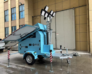 Rapid-Deployment Solar LED <b>Flood</b> <b>Light</b> with 3500K Warm White for Emergency Use - Product Image 2