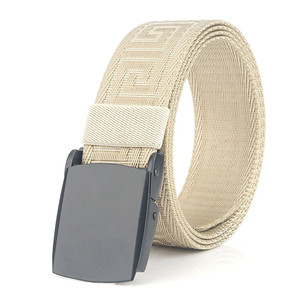 Ceintures de golf tactiques d'extérieur de couleur verte amy pour hommes et ceintures web 100% en nylon véritable pour hommes avec un toucher confortable - Product Image 5