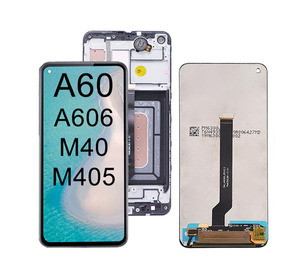 Écran LCD de remplacement pour téléphone portable Samsung <span class=keywords><strong>Galaxy</strong></span> <span class=keywords><strong>A60</strong></span> A606 M40 M405, assemblage de numériseurs LCD avec cadre - Product Image 1