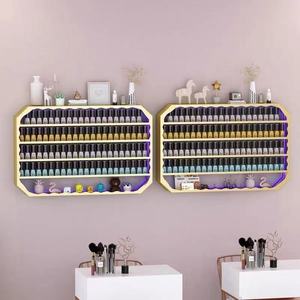 <b>Nail</b> Art Display Stand <b>Wall</b> Mount for <b>Nail</b> Polish Storage in <b>Nail</b> Salons - Product Image 1