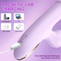 DKKtech vente en gros lapin vibrateur rechargeable poussée vagin blanc point g stimulateur clitoridien lapin gode vibrateur pour femmes