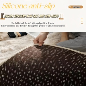 Thảm trải sàn lông giả dày dặn, mềm mại, dễ giặt, dùng cho phòng khách, phòng ngủ, văn phòng - Product Image 2