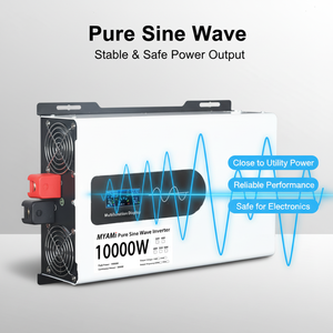 Inversor de Corriente de Onda Pura Serie MYAMI EN de Alta Gama, 12KW 10KW 8KW 6KW 5KW 3KW, Salida Dual 12V-96VDC 110V/220VAC, Inversor <span class=keywords><strong>para</strong></span> Automóvil - Product Image 4