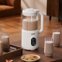Huishoudelijke Duitse sojamelkmaker, 1,5 liter capaciteit, multifunctioneel, eenvoudig te reinigen, warmtebehoud, 12 messen, reservering/fruitsap