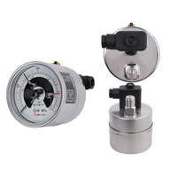 SY YXC Custom Logo SS Electrical Contact Axial Dial Shock Proof Digital Pressure Gauge for Hvac Refrigeration Service Lines