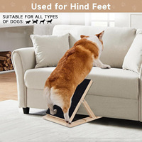 Rascador Plegable para Perros y Gatos con Caja para Golosinas, Lima y Amoladora de Uñas, Altura Ajustable, Madera Resistente