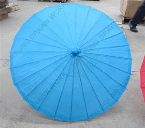 Chino de antiqu claro paraguas de papel sombrillas