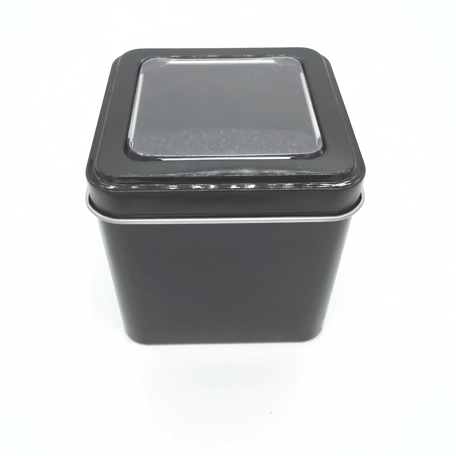 Quadrato di ferro nero contenitore di vigilanza scatola di ferro finestra scatola di ferro può essere personalizzato LOGO