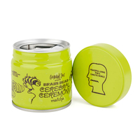 Boîte en fer blanc personnalisée 30-100g pour Matcha, avec couvercle hermétique, conteneur alimentaire pour le stockage de thé, café en poudre, capsules, avec étiquette logo
