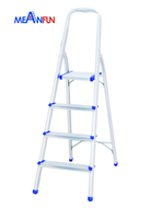 Échelle pliable en aluminium à trois marches, directement du fabricant, pour appartement et usage domestique, transport pratique, design moderne