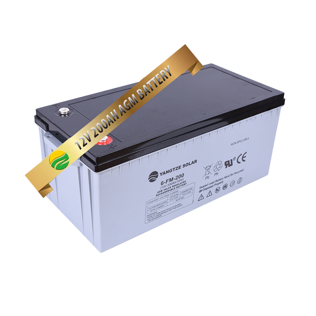 Yangtze Top Sale 12v 180ah Deep Cycle Lead Agm Solar Battery