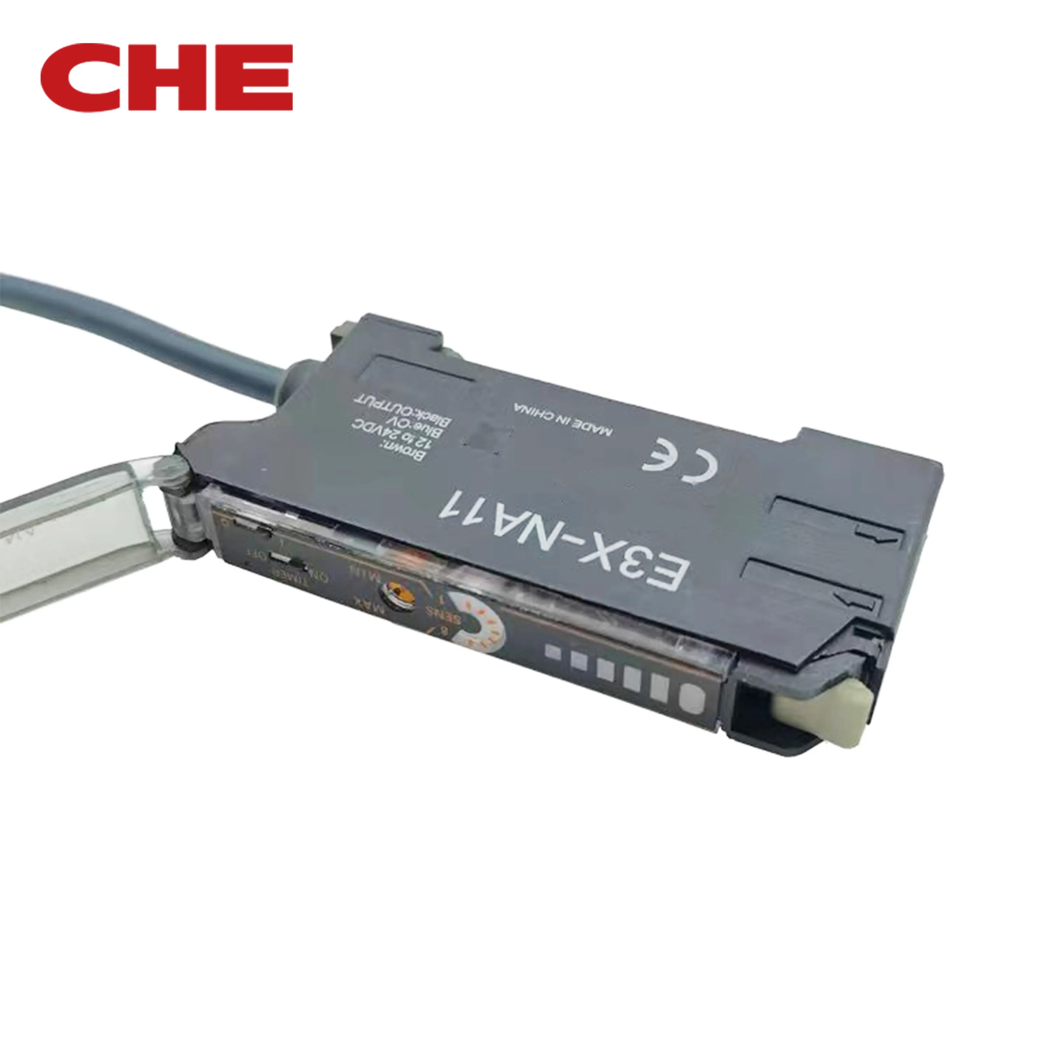 Fiber Optic Sensor Amplifier High Precision 10-30V DC 3-wire NPN PNP NA11 Digital Display Optical Photoelectric Switch