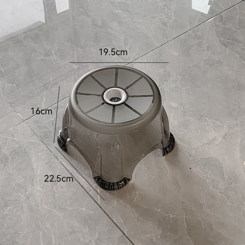 Transparent Crystal Gray Small