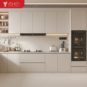 Tủ bếp đá thiêu kết cao cấp sang trọng hiện đại bàn đảo với lưu trữ bằng gỗ cung cấp dịch vụ một cửa - Product Image 5