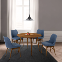 Table de salle à manger nordique moderne à texture personnalisable Bureau en MDF Mobilier de maison stable contemporain avec des motifs scandinaves pour les hôtels