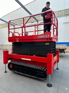 Weight Hydraulic Scissor <b>Platform</b> Lift Elevator Adjustable <b>Ladder</b> New 1Year Warranty Engine Pump Gear Mezzanines Elevator - Product Image 2