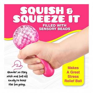 Premium Custom Eco-friendly TPR Squishy <b>Stress</b> <b>Ball</b> <b>for</b> <b>Adults</b> Anxiety Relief Soft Sensory Fidget Toy Slow Rising Texture - Product Image 4