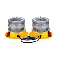 Lampe clignotante 2 m TY10D à double énergie solaire, lampe pour tour de portail, ampoules d'aviation, éclairage d'airsoft