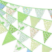 Banderines de cumpleaños personalizados para decoración de boda, banderines impermeables para suministros de fiesta de jardín