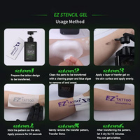 Оптовая продажа геля для тату-трафаретов EZ Tattoo Premium для четких и долговечных трафаретов |   Гель-шаблон 150 мл
