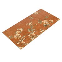 Série Maillard 400x800mm Porcelaine Moderne Antibactérien Antidérapant Orange-Rouge Rose Motif Mat Sec Granule Surface Salle De Bains