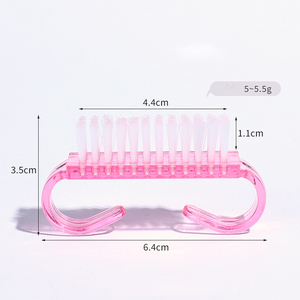 Toptan plastik tırnak fırçalayın temizleme fırçaları Toes için kolu kavrama tırnak fırçası - Product Image 4