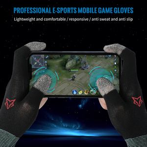 Sarafox G01-guantes de fibra de plata para juegos, guantes de protección para pantalla táctil sensibles al teléfono móvil, guantes profesionales para videojuegos - Product Image 2