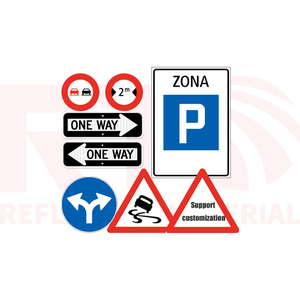 5 yıl yol karayolu alüminyum trafik işaretleri tabela hiçbir park yüksekliği sınırı sürücü sol uyarı karayolu güvenliği yansıtıcı işareti - Product Image 2