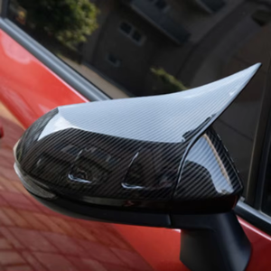Copertura Specchietto Retrovisore per <span class=keywords><strong>Toyota</strong></span> Corolla Levin <span class=keywords><strong>Yaris</strong></span> 2019-2024, Design in Fibra di Carbonio <span class=keywords><strong>Nera</strong></span>, Kit Carrozzeria Auto - Product Image 4