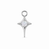 Pendientes Colgantes de Titanio ASTM F136 con Circonitas, Diseño de Estrella y Cometa, Joyería para Perforaciones de Oreja, Accesorios para Mujer, Estilo Celestial Boutique